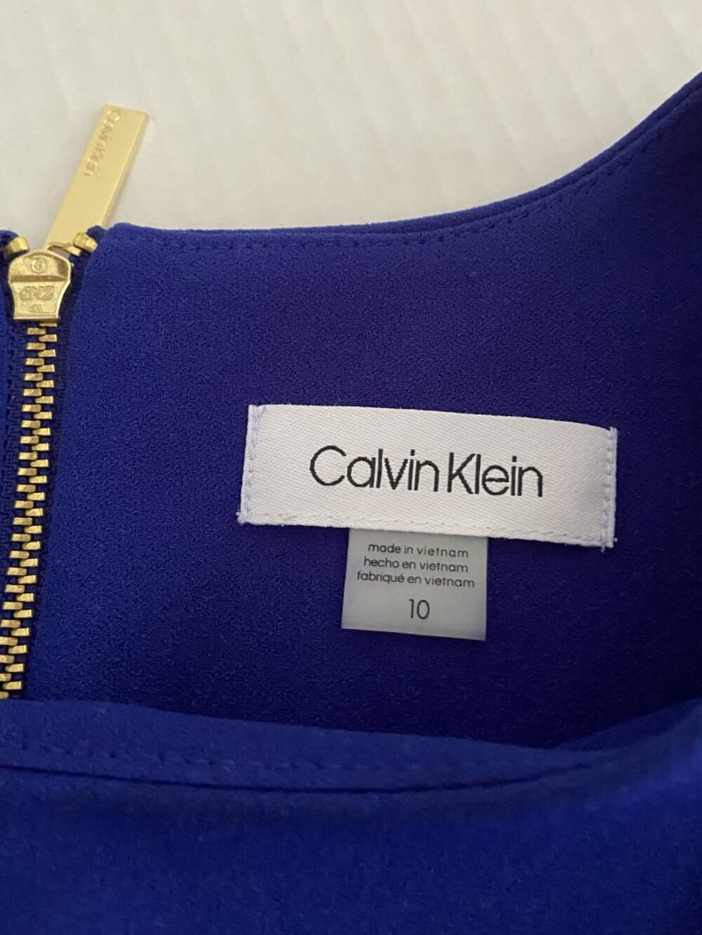 Calvin Klein Jumpsuit, Blue Size 10 - Picture 2 of 4